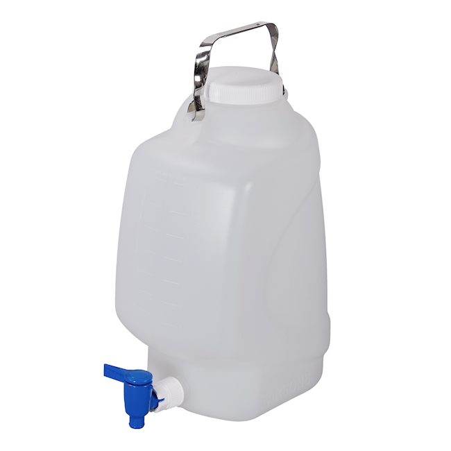 Carboy rectangular PP 5 lt